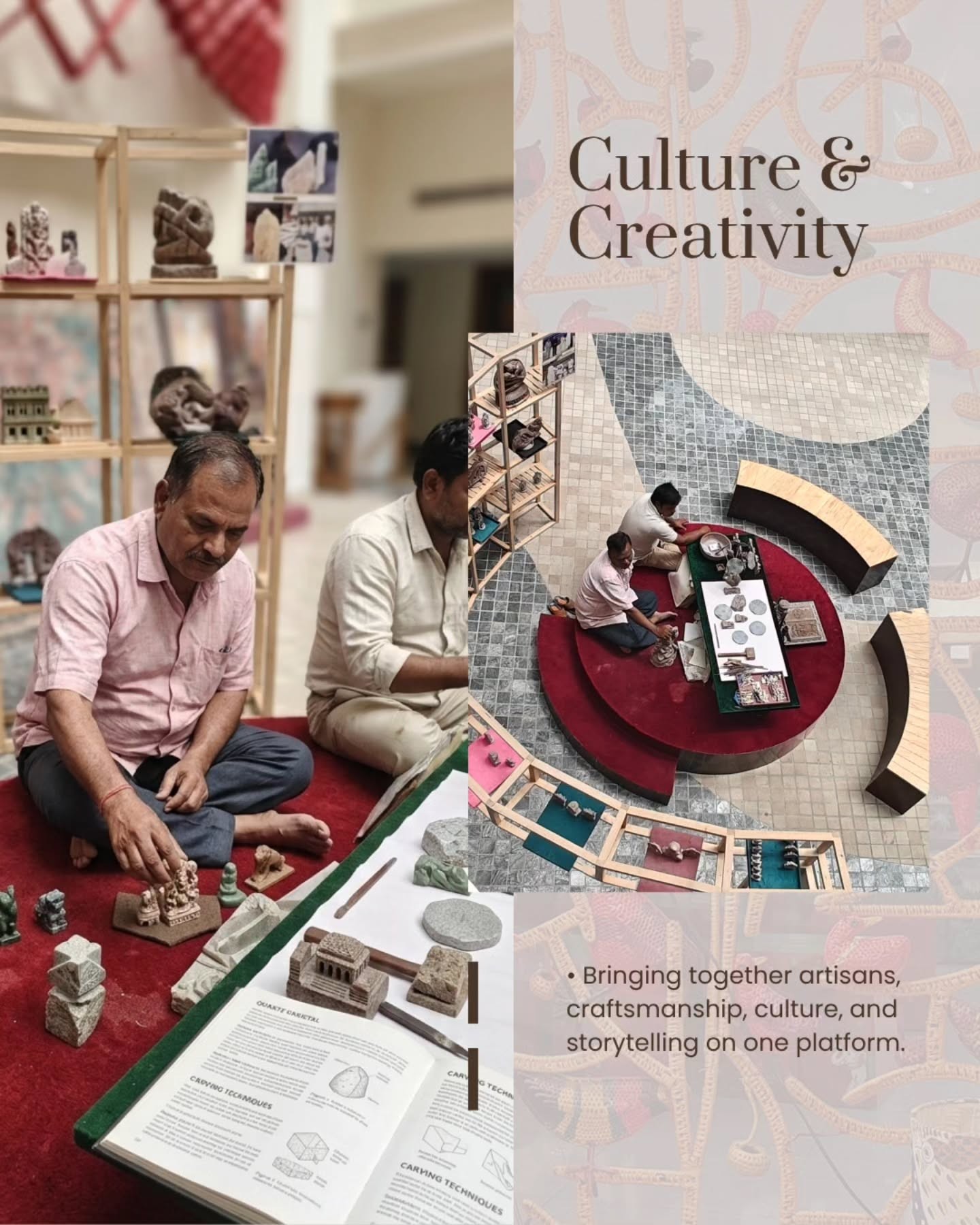 Traditional weaving & slow food gastronomy exhibition